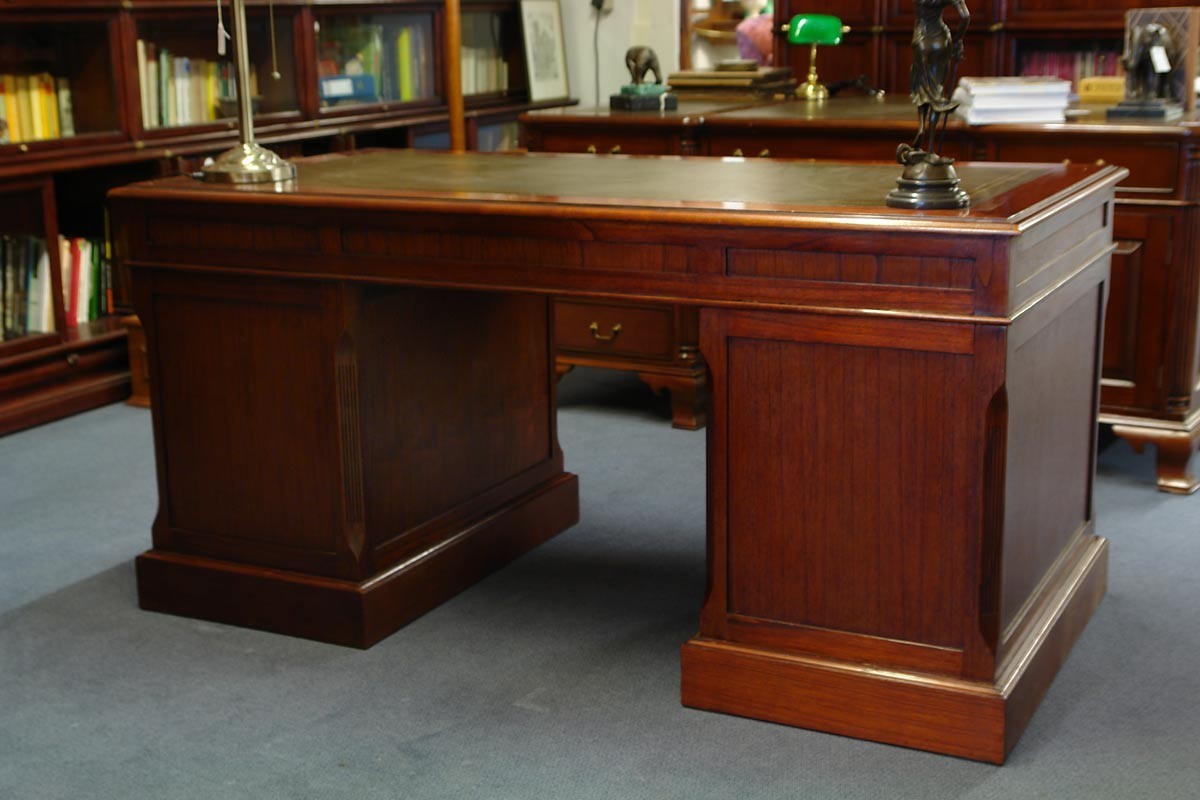 Bilderrahmen Holz Dreiteilig ~ Hochwertiger Schreibtisch Studio Globe Wernicke mit Leder Regale Bilderrahmen Holz Dreiteilig ~ Hochwertiger Schreibtisch Studio Globe Wernicke mit Leder Regale