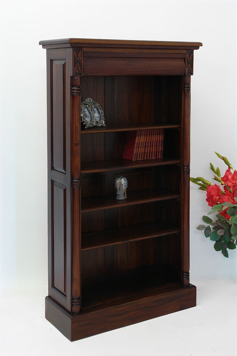 Regal Bücherregal Massivholz mit Schublade im antik Stil (1767) eBay