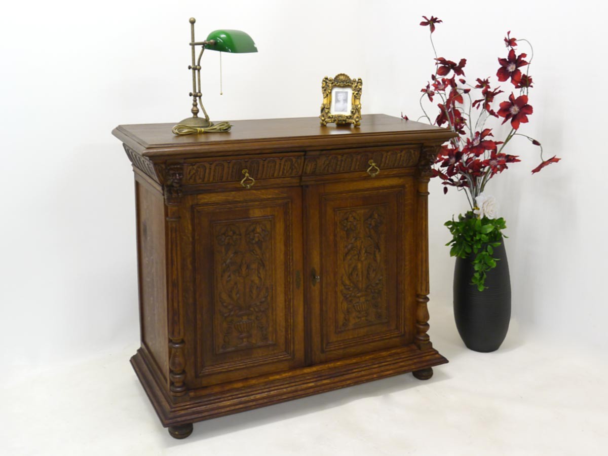 Anrichte Sideboard Schrank Antik Gründerzeit um 1880 Eiche (2470) eBay