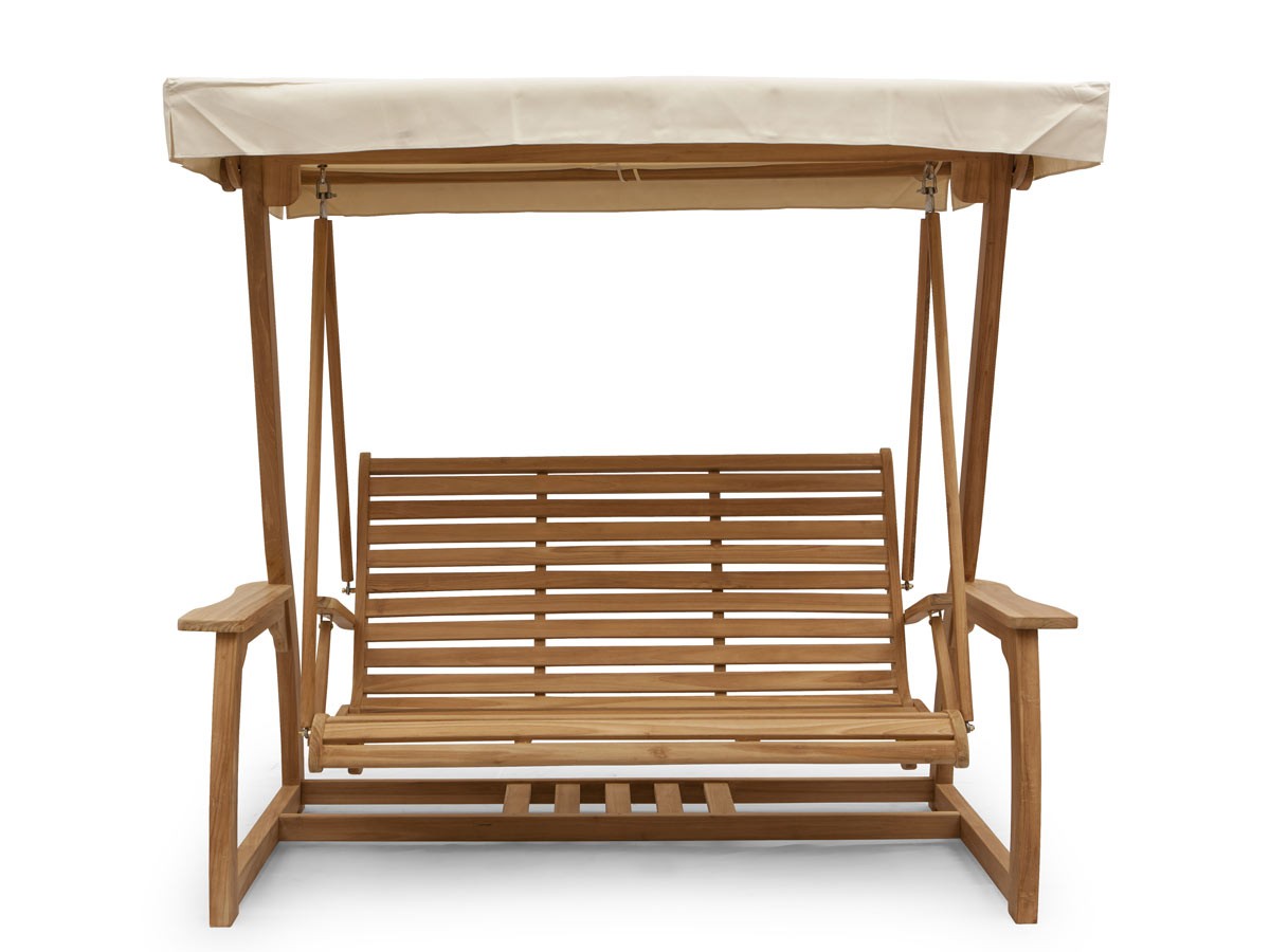 Hollywoodschaukel Gartenschaukel Gartenmöbel 3Sitzer massiv Teakholz