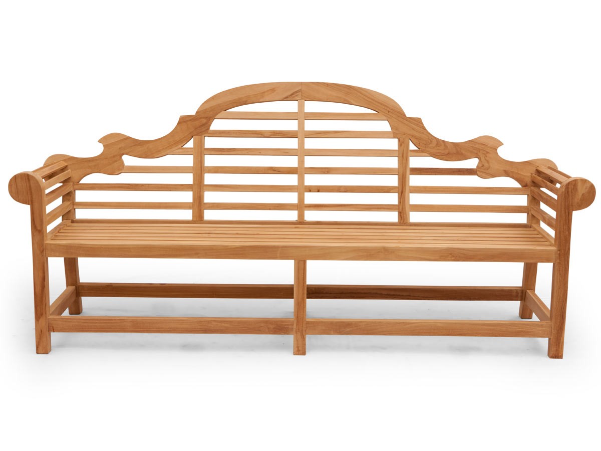 Wunderschöne Gartenbank aus feinsten Teakholz 225 cm Sitzmöbel Bänke