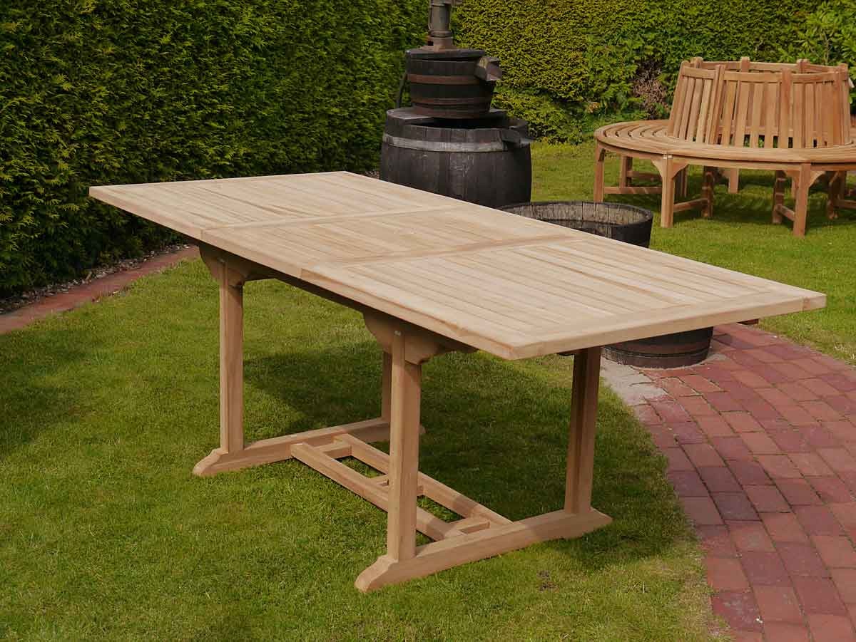 Massiver Gartentisch aus feinsten Teakholz Tische Esstische
