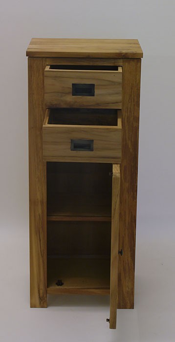 Konsole Schränkchen Badmöbel Telefonschrank massiv Teakholz